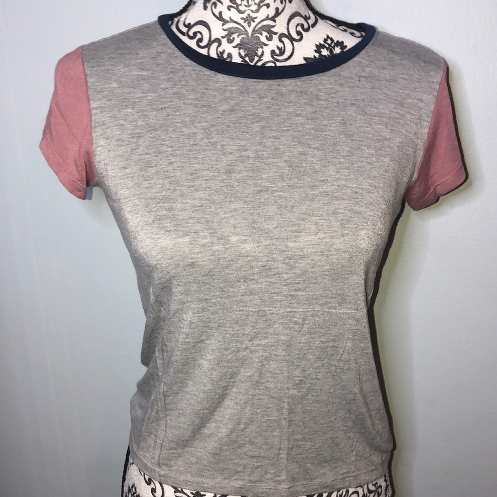 Plain grey T-shirt